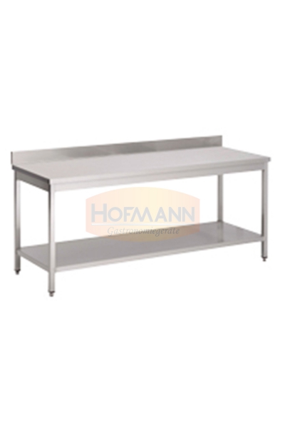 Arbeitstische Eco 600, Außenmaße 1200x600x850, Aufkantung 20x100